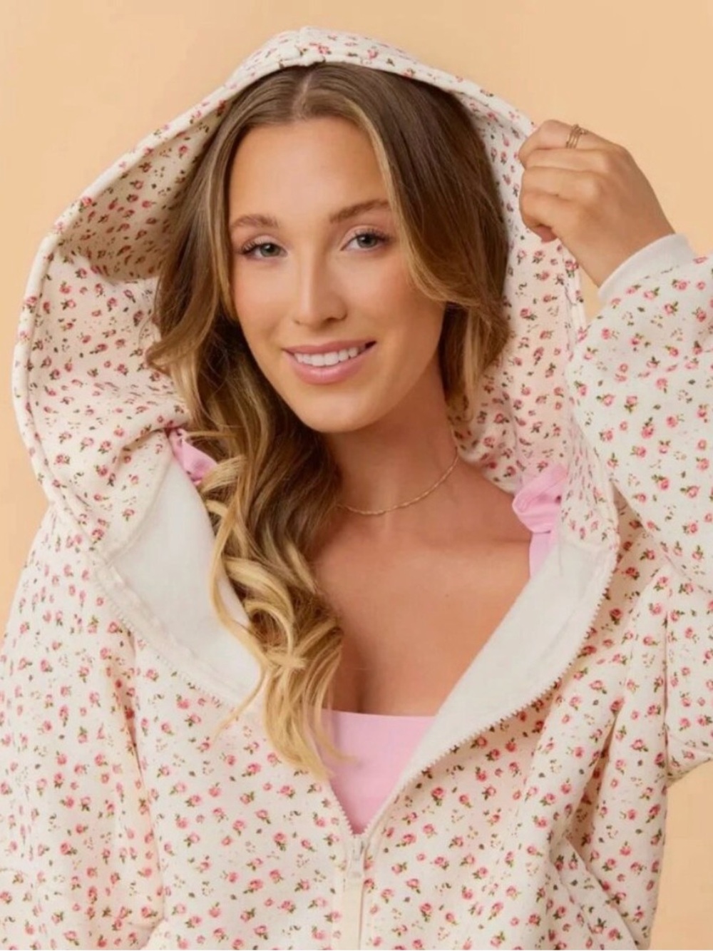 NWT! Blogilates Target X - Women's Marshmallow Full Zip Hooded Sweatshirt Small